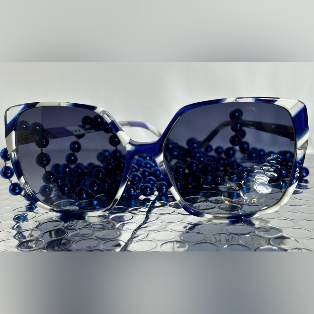 Trina Turk Lepari Stripe Polarized Sunglasses